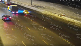Авария на 60-м километре МКАД / Фото: Дептранс Москвы