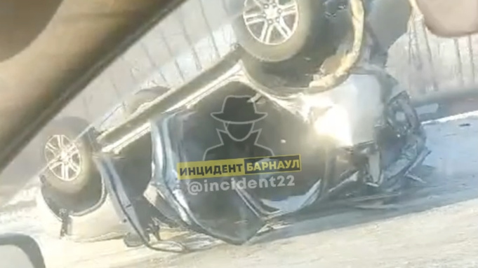 ДТП в Первомайском районе / Кадр: "Инцидент Барнаул"