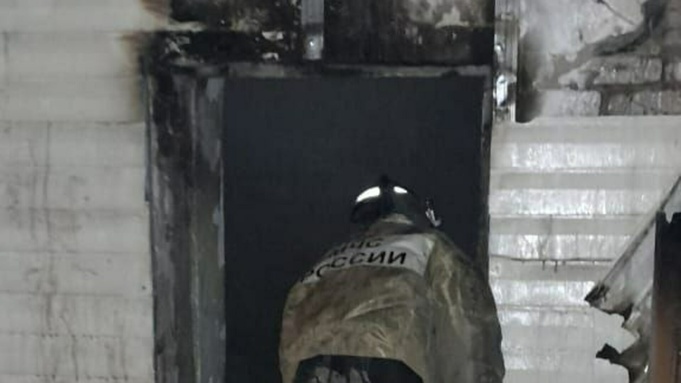 Пожар / Фото: МВД Алтайского края