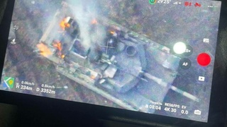 Первый уничтоженный танк Abrams / Фото: соцсети