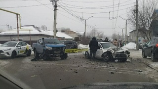 ДТП на улице Матросова / Фото: "Инцидент Барнаул"