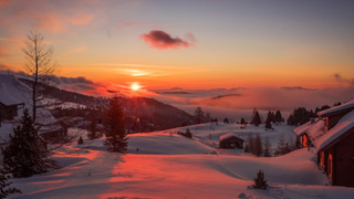 Закат в горах / Фото: unsplash.com