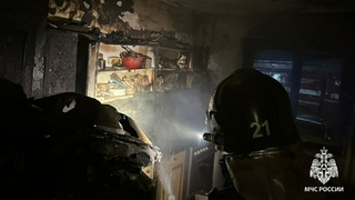 Фото с места пожара / МЧС Алтайского края