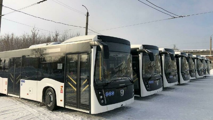Новые автобусы поступили в Барнаул / Фото: t.me/mintrans22