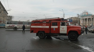 Пожарная машина в Барнауле / Фото: amic.ru