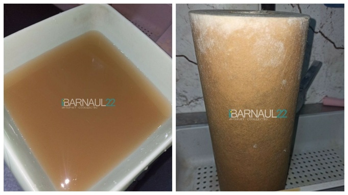 Грязная вода в Фирсово-3 / Фото: Barnaul 22