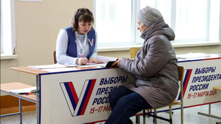 Выборы президента России в Барнауле / Фото: Алина Богомолова / amic.ru