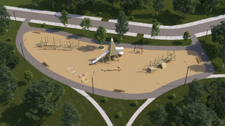 Проект реконструкции парка "Юбилейный в Барнауле