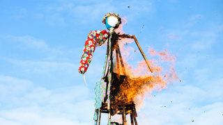 "Эко Масленица" на Взлетной / Фото: Алина Богомолова / amic.ru