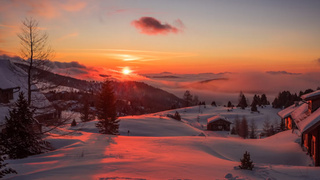 Закат в горах / Фото: unsplash.com