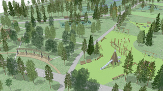 Предварительный эскизный проект парка имени Ленина в Барнауле / Фото: barnaul.org