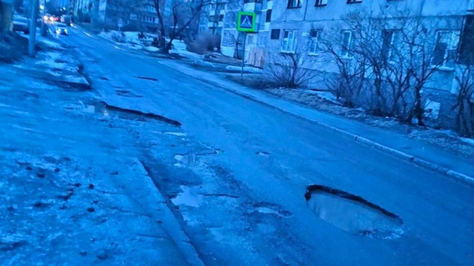 Дорога в переулке Ядринцева / Фото: Barnaul 22