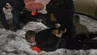 Задержание сибиряков / Фото: кадр из видео