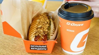 Хот-дог. Кофе / Фото: сеть АЗС "Газпромнефть"