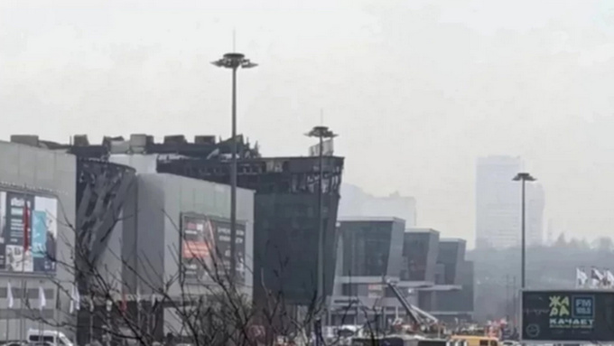 "Крокус Сити Холл" после теракта / Фото: amic.ru