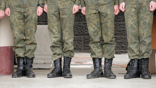 Российские солдаты на построении / Фото: amic.ru