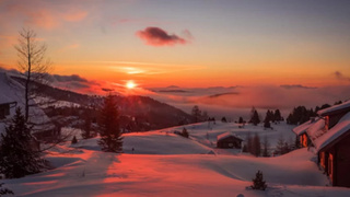 Закат в горах / Фото: unsplash.com