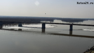 Река Обь / Фото: скриншот с онлайн-трансляции 