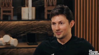 Павел Дуров в интервью Такеру Карлсону / Скриншот из интервью Павла Дурова Такеру Карлсону