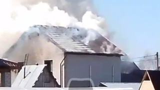 Фото с места пожара / Инцидент Барнаул