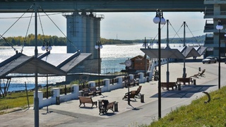 Набережная Оби / Фото: пресс-служба Минстроя Алтайского&nbsp;края