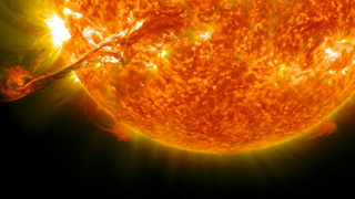 Вспышка на Солнце / Фото: NASA / unsplash.com