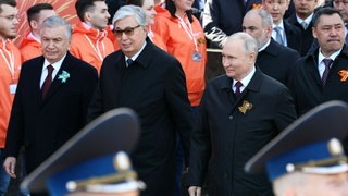 Лидеры иностранных государств на параде 9 мая/ Фото: 