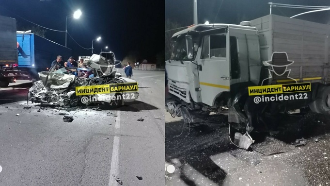 ДТП в Бельмесево / Фото: "Инцидент Барнаул"