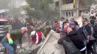 Разбор завалов в Белгороде / Кадр из видео