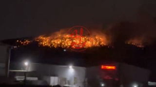Пожар на мусорном полигоне / Кадр из видео / "Новосибирск с огоньком"