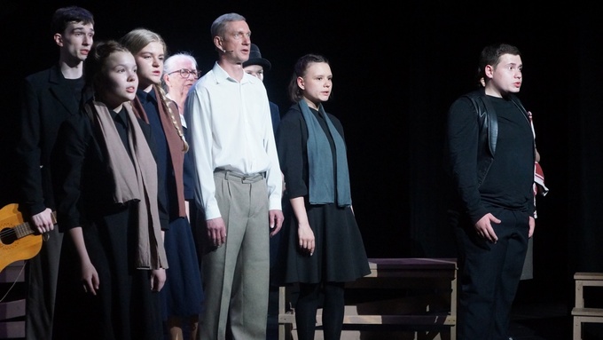 Спектакль "Корчак" / Фото предоставлено семейным театром "Взрослые и дети"