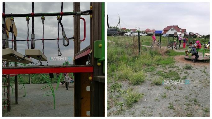 Детская площадка в Гоньбе / Фото: Barnaul 22