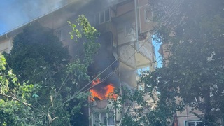 Обрушившийся подъезд / Фото: канал Вячеслава Гладкова