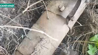 Сломанная труба / Кадр из видео / Mash Siberia