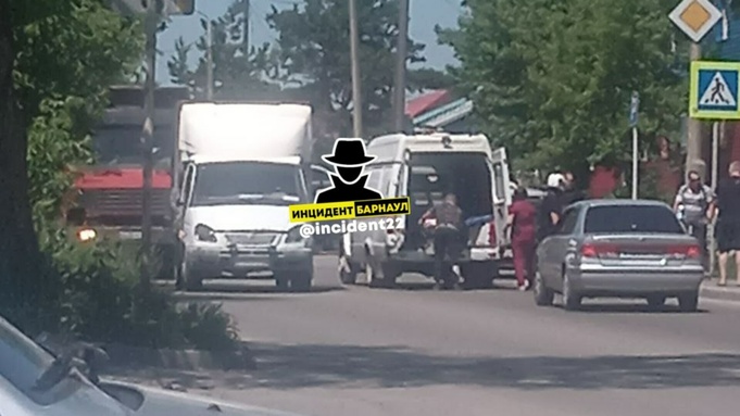 Кадр с места происшествия / Фото: "Инцидент Барнаул"