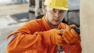 Рабочий на стройке / Фото: freepik.com