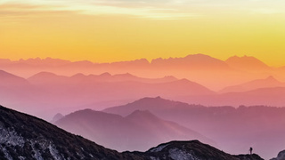 Закат в горах / Фото: unsplash.com