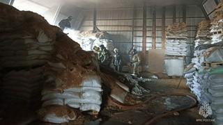 Фото с места пожара / ГУ МЧС России по Алтайскому краю