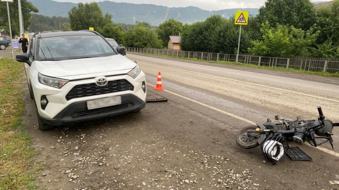 Место ДТП / Фото: МВД Республики Алтай