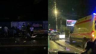 ДТП на проспекте Строителей / Кадры из видео: "Инцидент Барнаул"