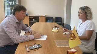 Александр Терентьев. Прием граждан / Фото: партия "Справедливая Россия &ndash; За правду"