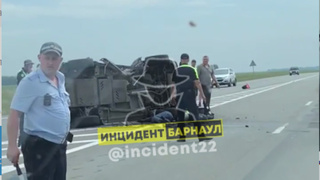 Место аварии / Фото: "Инцидент Барнаул"