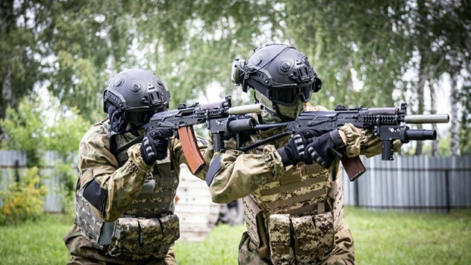 Обучение с использованием охолощенного оружия / Фото: "Легион 22"