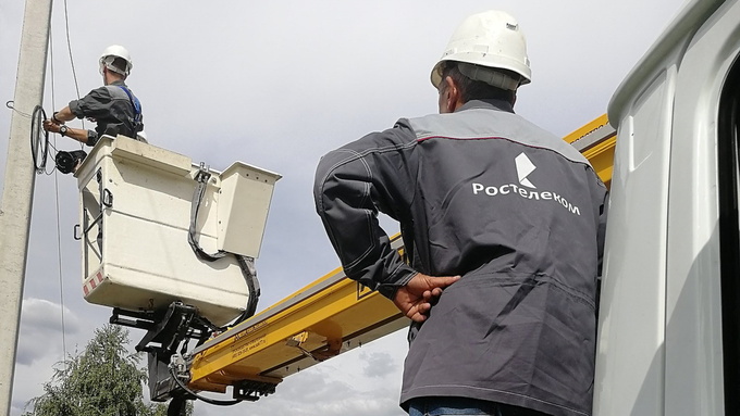 Строительство линий связи / Фото: "Ростелеком"