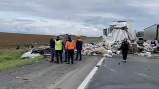 Место ДТП / Кадр из видео: Полиция Южного Урала