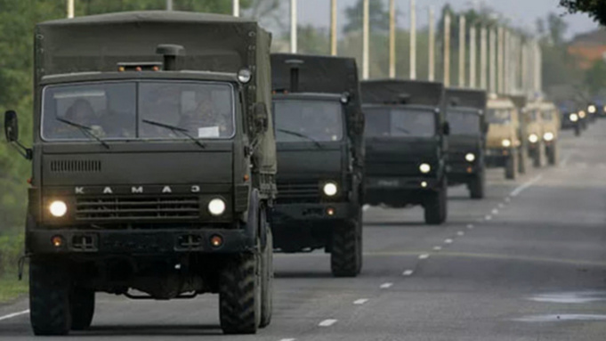 Военная колонна / Фото: eng.mil.ru