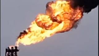 Пожар на Омском НПЗ / Фото: "Инцидент Омск"