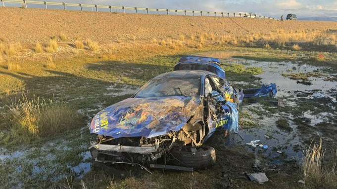 Место ДТП / Фото: МВД Республики Алтай