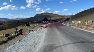 Место ДТП / Фото: МВД Республики Алтай