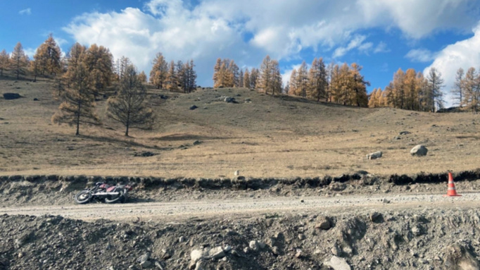 Место ДТП / Фото: МВД Республики Алтай